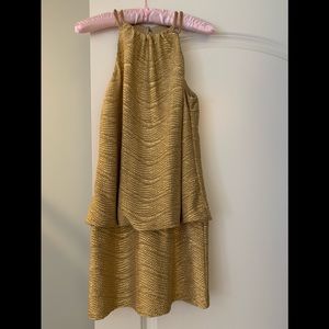 Arden B gold dress